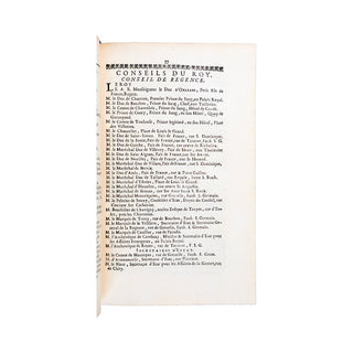 [ALMANACH ROYAL] - Almanach royal pour l’année MDCCXXI. 1721.