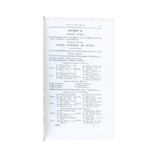 [ALMANACH ROYAL] - Almanach royal, pour l’an M DCCC XXVIII. 1828.