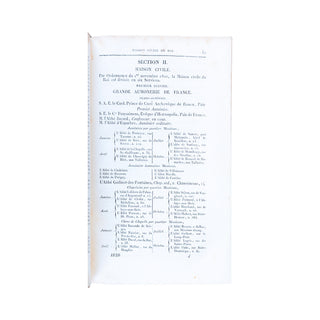 [ALMANACH ROYAL] - Almanach royal, pour l’an M DCCC XXVIII. 1828.