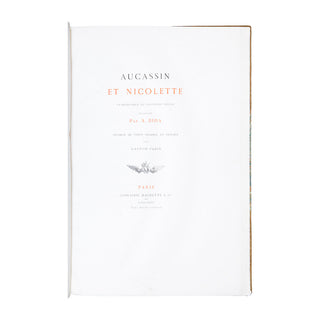 AUCASSIN ET NICOLETTE - Chantefable du douzième siècle traduite par A. Bida. 1878.