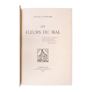 BAUDELAIRE (Charles) - Les Fleurs du mal. 1930