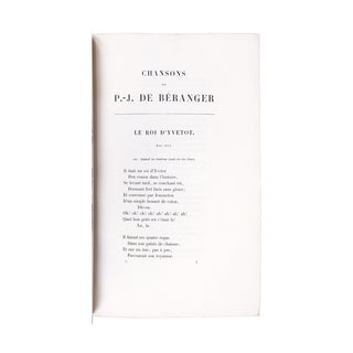 BÉRANGER - Œuvres de complètes. 1847-1865.