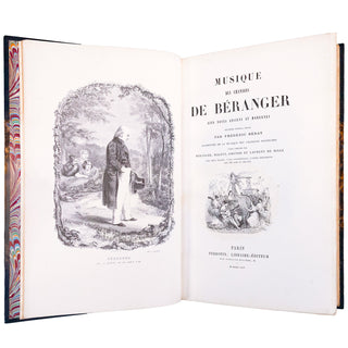 BÉRANGER - Œuvres de complètes. 1847-1865.