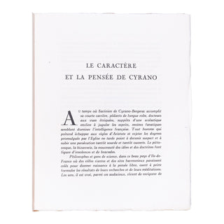 BERGERAC (Cyrano de) - L’Autre Monde. 1944.