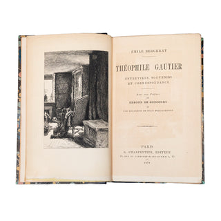 BERGERAT (Emile) – Théophile Gautier. 1879.