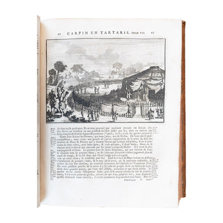 BERGERON - Voyages faits principalement en Asie dans les XII, XIII, XIV, et XV siècles. 1735.