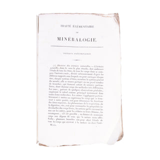 BEUDANT (François Sulpice) - Traité élémentaire de minéralogie. 1824
