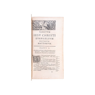 [BIBLE - Nouveau Testament latin / TYPOGRAPHIE] - Novum Iesu Christi Testamentum. 1649.