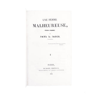 [ENSEMBLE DE 3 OUVRAGES DE LA BIBLIOTHÈQUE DE LA DUCHESSE DE BERRY] - BIBLIOPHILE JACOB. 1836-1837.
