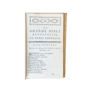 [BIBLIOTHÈQUE BLEUE TROYENNE] - La grande bible renouvellée de Noëls nouveaux. c. 1800.