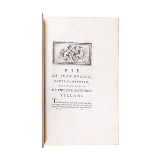 BOCCACE - Le Décameron. 1757-1761.
