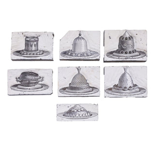 [MATRICES DE BOIS] - Bois gravés originaux des illustrations des livres de cuisine de Dubois et Bernard. XIXe siècle.