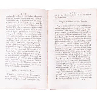 BONCERF - La nécessité et les moyens de restaurer l’agriculture et le commerce. c. 1789.
