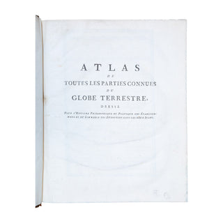 BONNE (Rigobert) – Atlas de toutes les parties connues du Globe Terrestre. 1780.