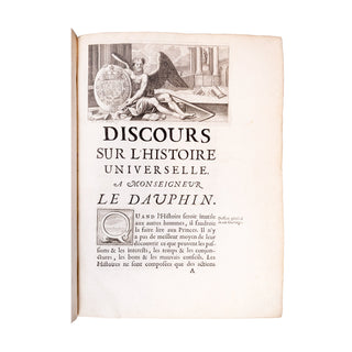 BOSSUET - Discours sur l’histoire universelle à Monseigneur le Dauphin. 1681.