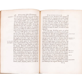 BOSSUET - Discours sur l’histoire universelle à Monseigneur le Dauphin. 1681.
