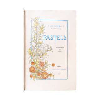 BOURGET (Paul) - Pastels. 1895.