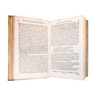 BROUËRIUS VAN NIEDEK - Zederyke zinnebeelden der tonge. 1716.