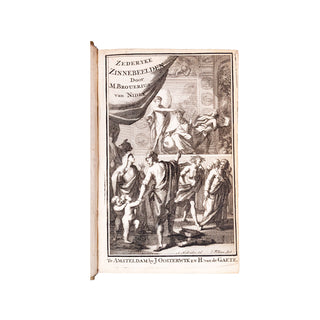 BROUËRIUS VAN NIEDEK - Zederyke zinnebeelden der tonge. 1716.