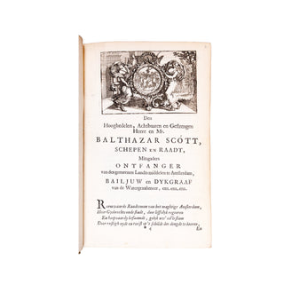 BROUËRIUS VAN NIEDEK - Zederyke zinnebeelden der tonge. 1716.