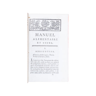 BUCHOZ - Manuel alimentaire des plantes. 1771.