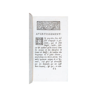 BUSSY-RABUTIN – Les lettres de Messire Roger de Rabutin comte de Bussy. 1727-1737.