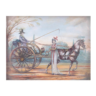ENSEMBLE DE DEUX AQUARELLES ENCADREES
