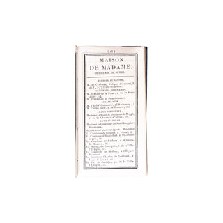 [RELIURE AUX ARMES DE LOUISE D’ARTOIS] - Calendrier de la cour. 1825.