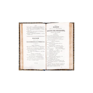 [RELIURE AUX ARMES DE LA DUCHESSE DE BERRY] - Calendrier de la cour. 1830.
