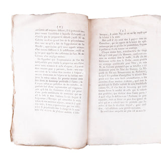 ANONYME - Procès de M. de Calonne ou Réplique à son libelle par un citoyen. 1787.