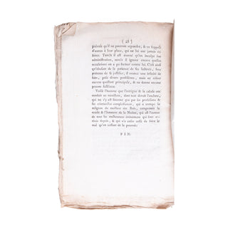ANONYME - Procès de M. de Calonne ou Réplique à son libelle par un citoyen. 1787.