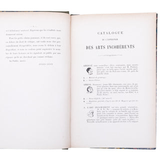 [CATALOGUE D’EXPOSITION] - Catalogue de l’exposition des arts incohérents. 1886.