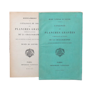 [CATALOGUE] -Catalogue des planches gravées composant le fonds de la Chalcographie. 1881.