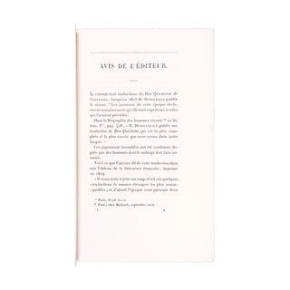 CERVANTES - Le Don Quichotte. 1822.