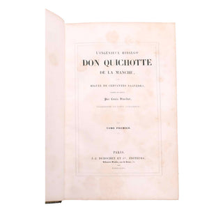 CERVANTÈS – L’ingénieux Hidalgo Don Quichotte de la Manche. 1836-1837.