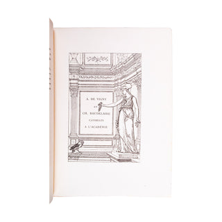 CHARAVAY - A. de Vigny et Charles Baudelaire candidats à l’Académie française. 1879.