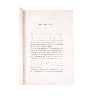 CHÉZY (Antoine-Léonard) – Anthologie érotique d’Amarou. 1831.