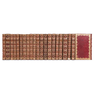 [CLASSIQUES LATINS]  Collection anglaise de grands textes classiques latins. 1744-1754.