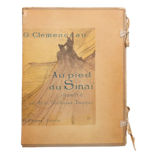 CLÉMENCEAU (Georges) - Au pied du Sinaï. 1898.