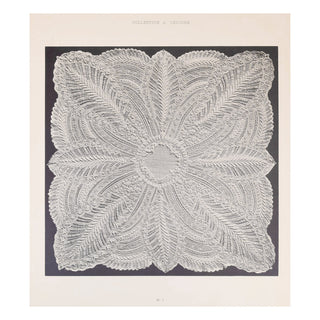 COLLECTION A. LESCURE – Mouchoirs brodés, Milieu du dix-neuvième siècle. 1920.