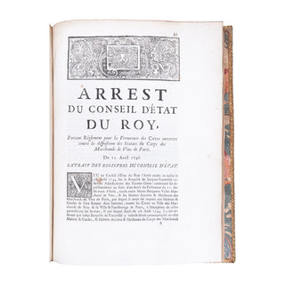 [COMMERCE DU VIN - CORPORATIONS] - [Recueil de textes réglementaires et juridiques établis entre 1746 et 1759. c. 1760.