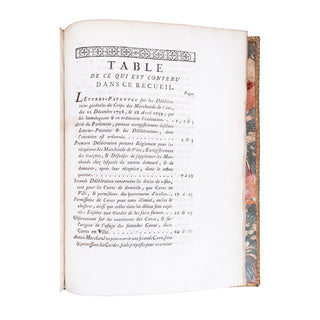 [COMMERCE DU VIN - CORPORATIONS] - [Recueil de textes réglementaires et juridiques établis entre 1746 et 1759. c. 1760.