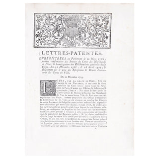 [COMMERCE DU VIN - CORPORATIONS] - [Recueil de textes réglementaires et juridiques établis entre 1746 et 1759. c. 1760.