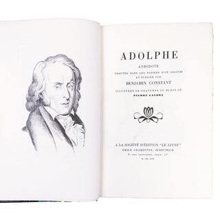 CONSTANT (Benjamin) - Adolphe. 1930.