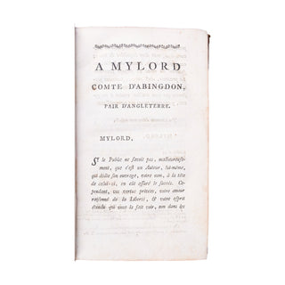 [DE LOLME – MASERE annotations d’après], Constitution de l'Angleterre. 1774.