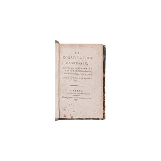 [RECUEIL] - La Constitution française. 1791