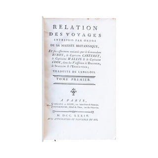 [LES 3 VOYAGES DE COOK - ENSEMBLE DE 20 VOLUMES] - 1774-1785.