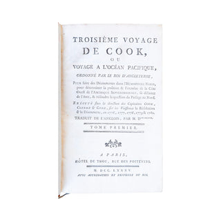 [LES 3 VOYAGES DE COOK - ENSEMBLE DE 20 VOLUMES] - 1774-1785.