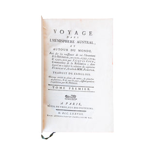 [LES 3 VOYAGES DE COOK - ENSEMBLE DE 20 VOLUMES] - 1774-1785.