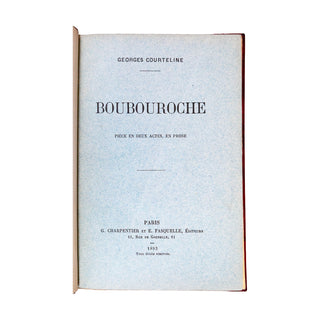 COURTELINE (Georges) - Boubouroche. 1893.